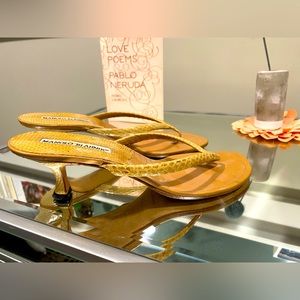 Leather Manolo sandals